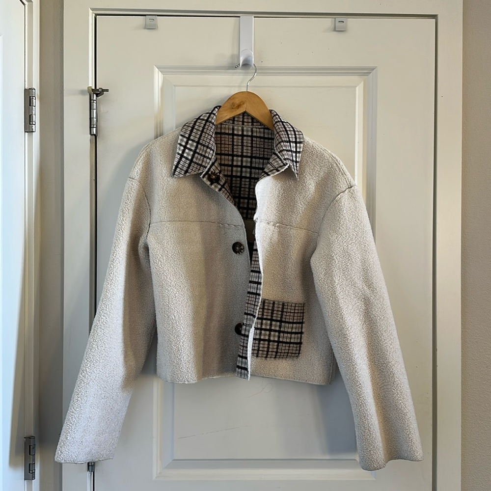 Petite studio New York reversible jacket size S - Picture 3 of 7